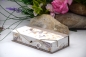 Preview: Stifte-Schachtel mit Klappdeckel ca. 21x10x4cm | Federnkranz | taupe | Art. Nr. 97040707